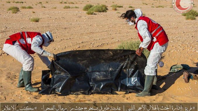 العثور-على-جثامين-48-مهاجرا-مصريا-في-الصحراء-الليبية