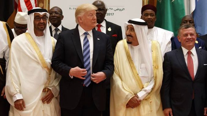 Donald Trump, Salman, Abdallah II