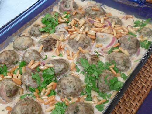 كفتة-بالطحينية الكفتة بالطحينية