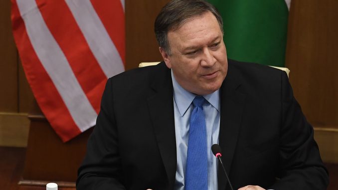 مايك-بومبيو وزير الخارجية الأمريكي